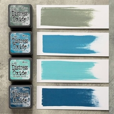 Distress OXIDE Ink Pad - Mini Set #16 (blues)